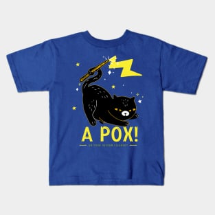 A Pox! On Your Vacuum Cleaner! Halloween Wizard Cat Kids T-Shirt